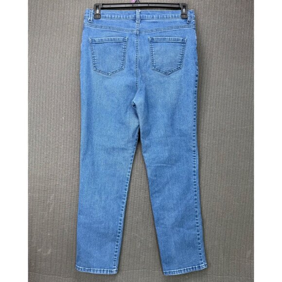 Gloria Vanderbilt Amanda Womens Size 12 Blue Classic Fit Tapered Leg Jeans - Picture 2 of 10